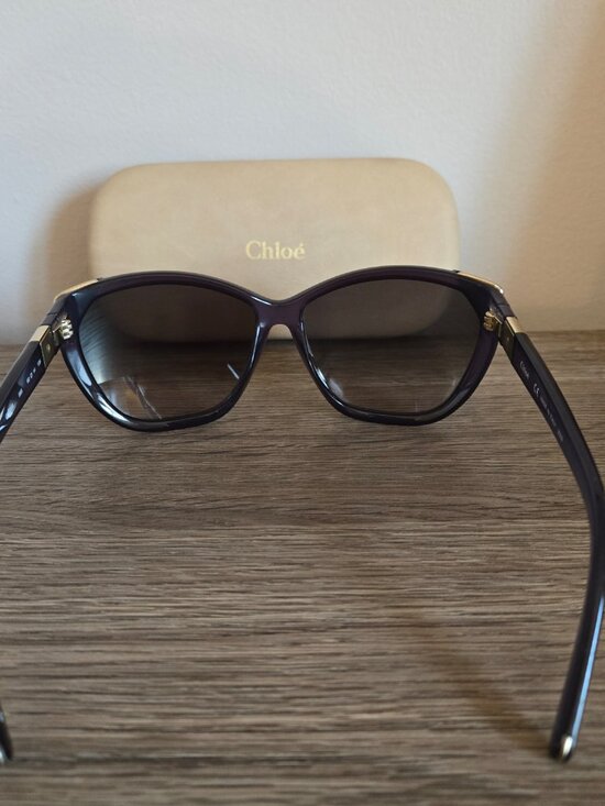 Chloe Black Designer Sunglasses main image 4